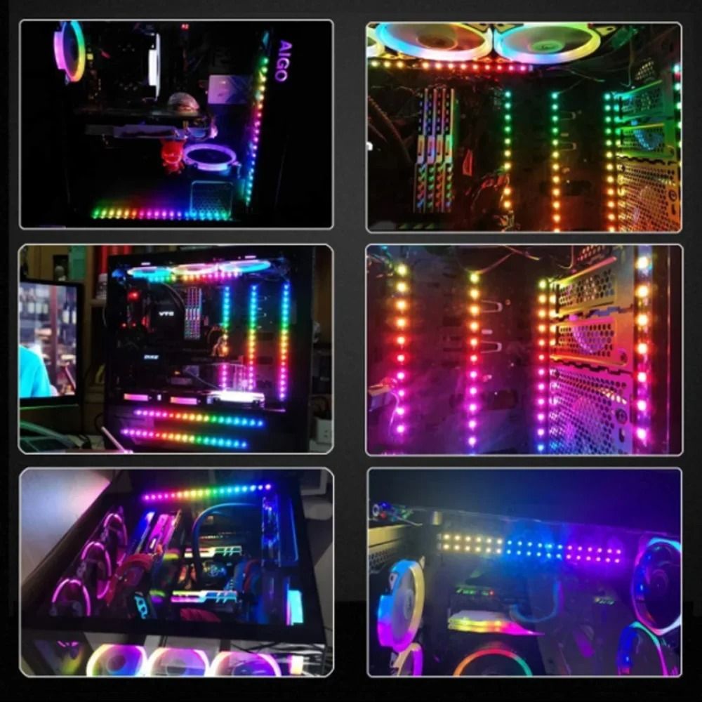 Addressable Rainbow WS2812B LED Strip Light 5V