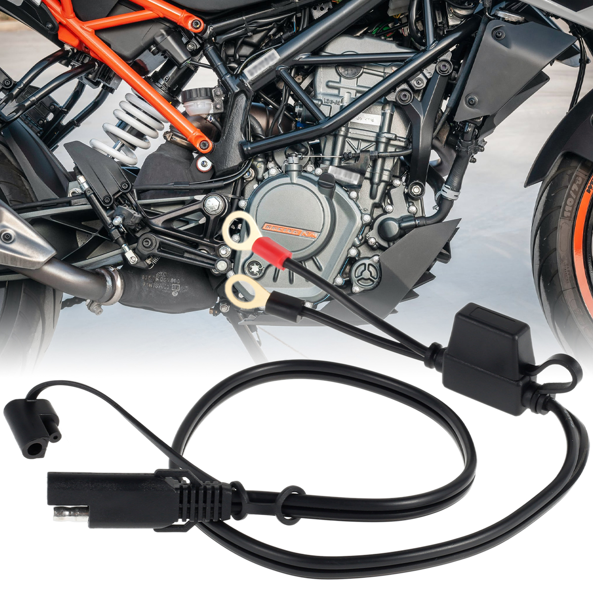 Quick Release Cable, Fuse Terminal O Connector, Moto Battery Charger Extension, Terminal Wire