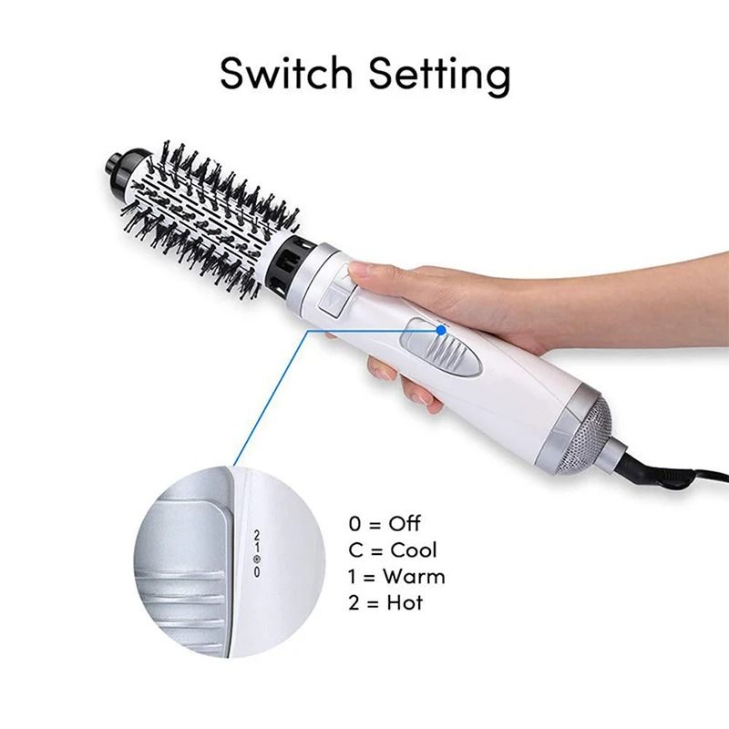 Professional 2-In-1 Thermal Rotation Hair System