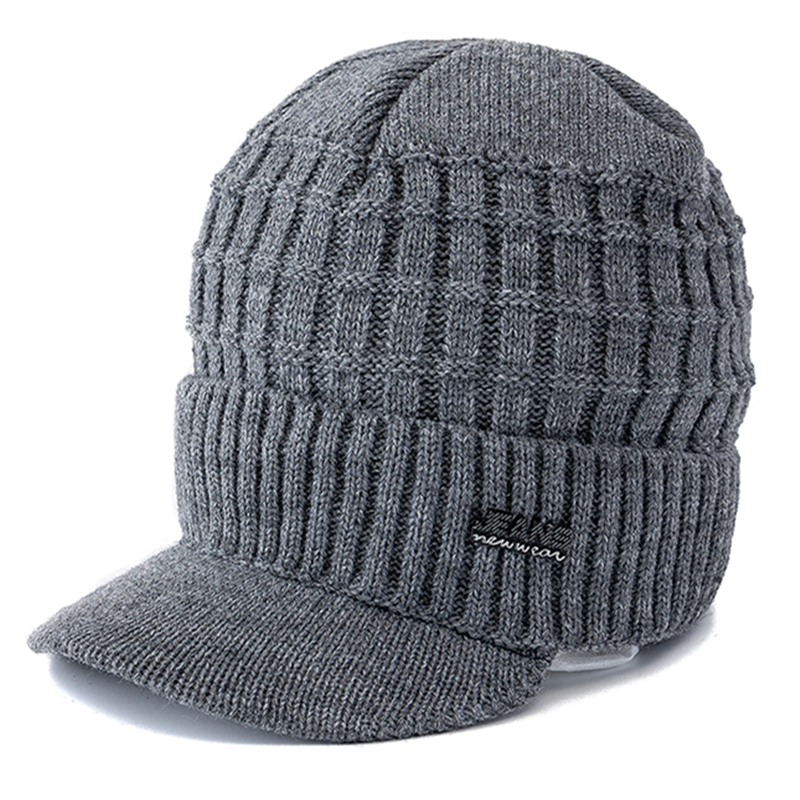 Stylish Soft Beanie Hat For Men Women, New Style Unisex Winter Hat, Outdoor Knitted Hat, Plush Fleece Lined Warm Winter