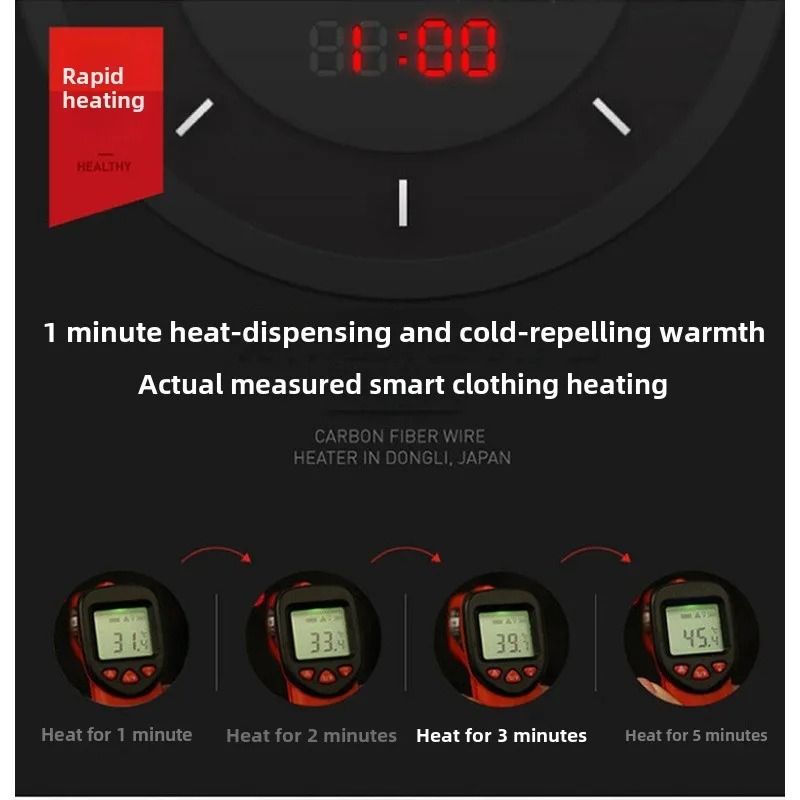 Winter USB Heated Vest with Adjustable Temperature and Long Battery Life