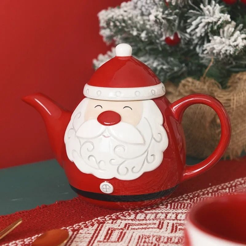 Santa Claus Ceramic Coffee Tea Set