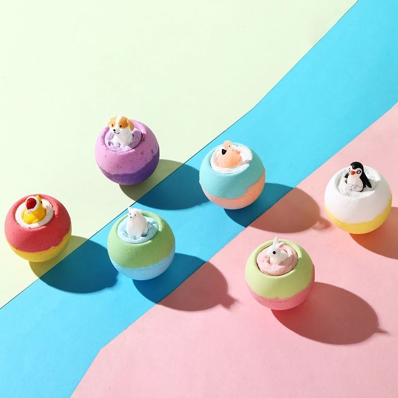 FunFizz Kids Bath Bombs with Surprise Toys 6 Pack Gift Set
