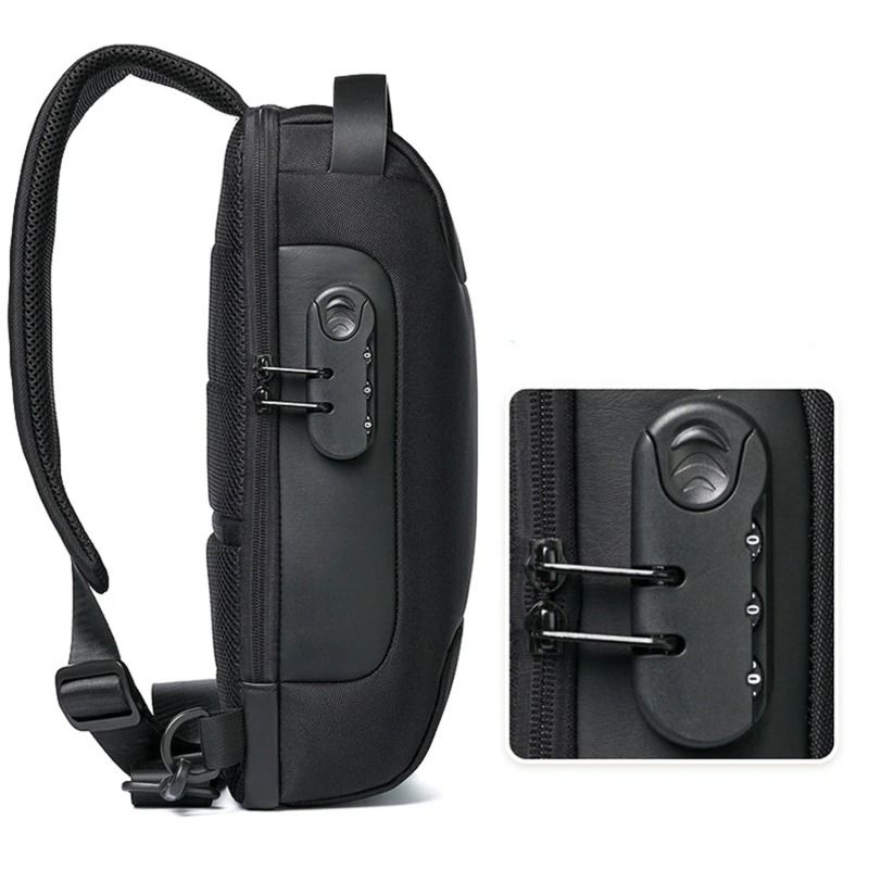 Men Waterproof Anti Theft Crossbody Shoulder Bag