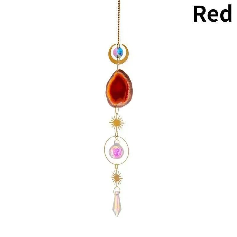 Sun and Moon Crystal Prism Suncatcher