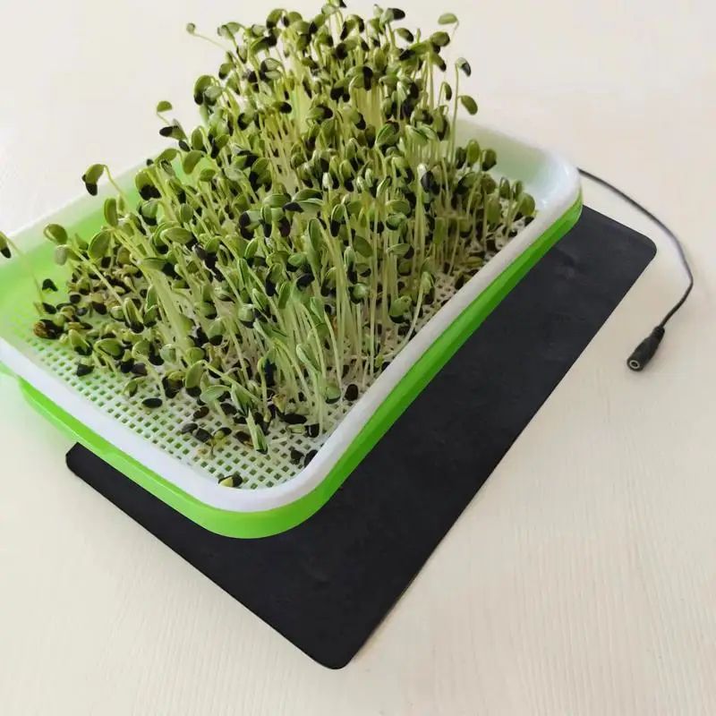 USB Plant Heating Mat 113°F–122°F – Waterproof Seedling Heat Pad for Indoor Gardening & Hydroponics