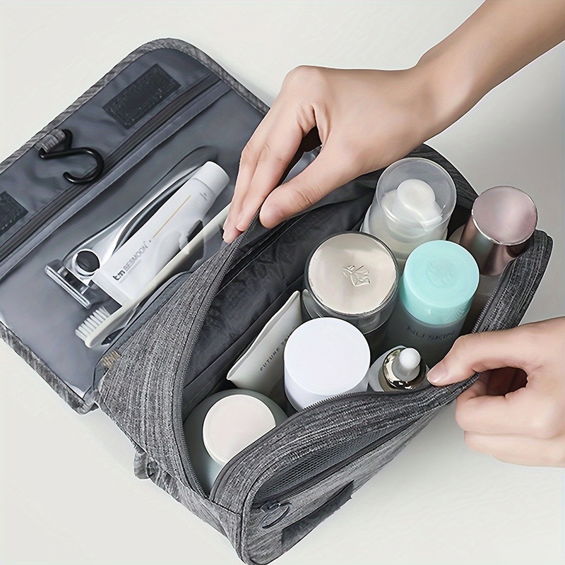 Travel Wall-Mounted Personal Hygiene Bag, Bathroom Cosmetics and Supplies Pack