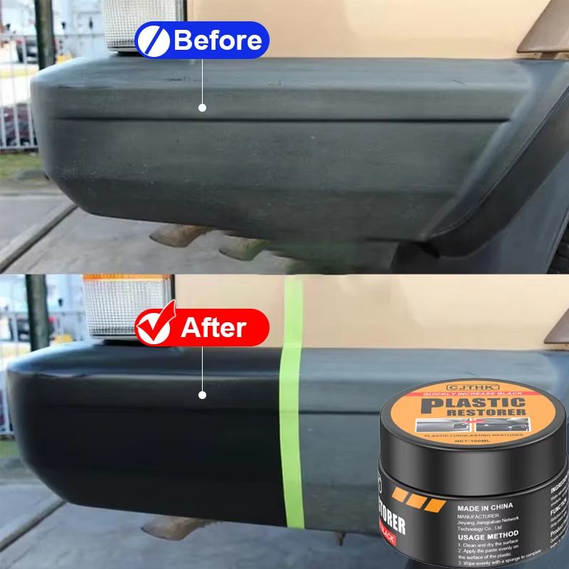Car Plastic and Leather Restorer Renewal Wax – Interior & Exterior Gloss Coating