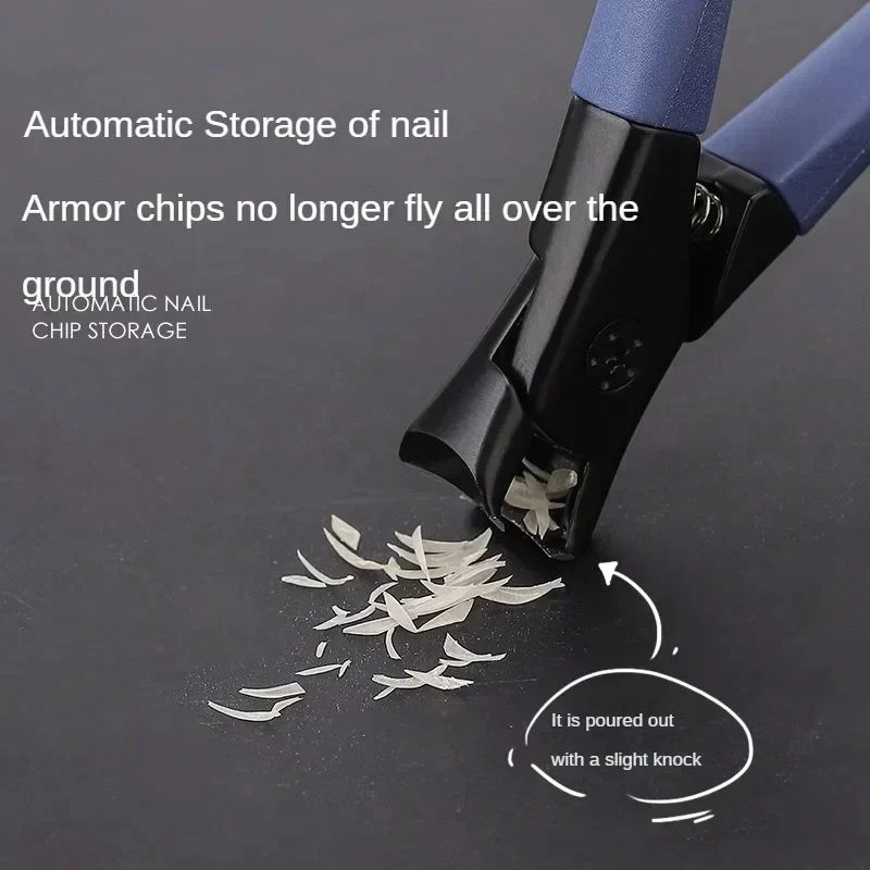 Anti-Splash Heavy-Duty Nail Clippers for Thick Nails