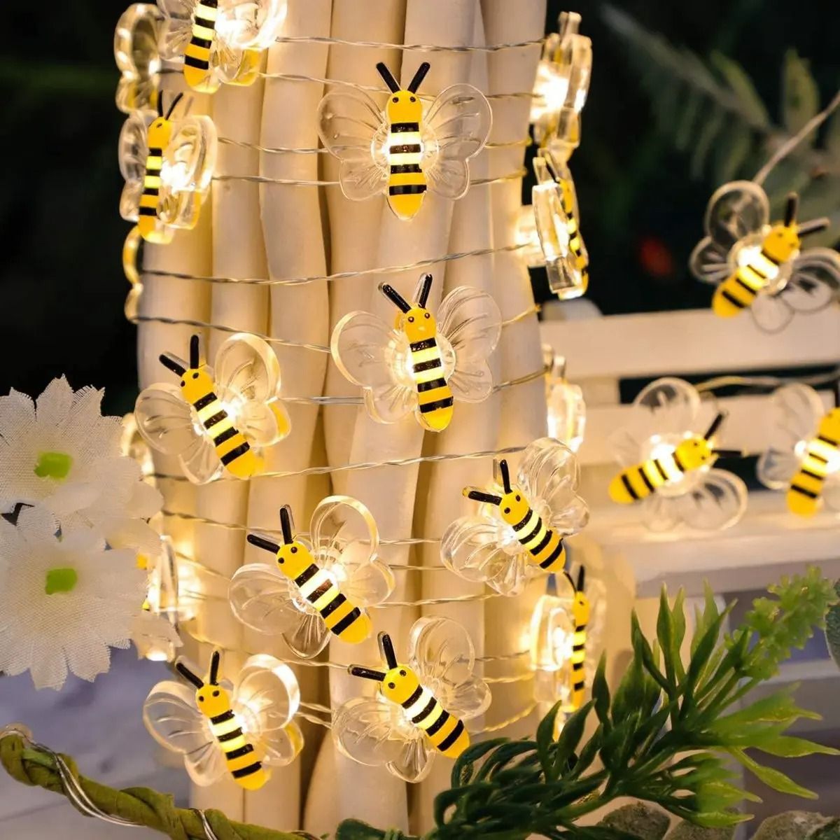 Bee String Lights Battery Operated