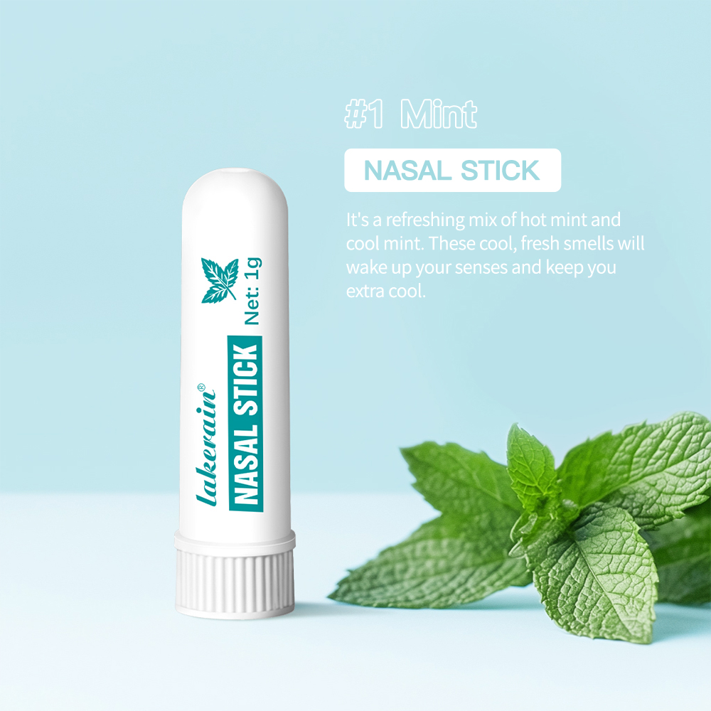 Nasal Stick Portable Cooling Oil, Easy Nasal Inhalation Refreshing Stick, Long Lasting Effect, Energizing Inhaler