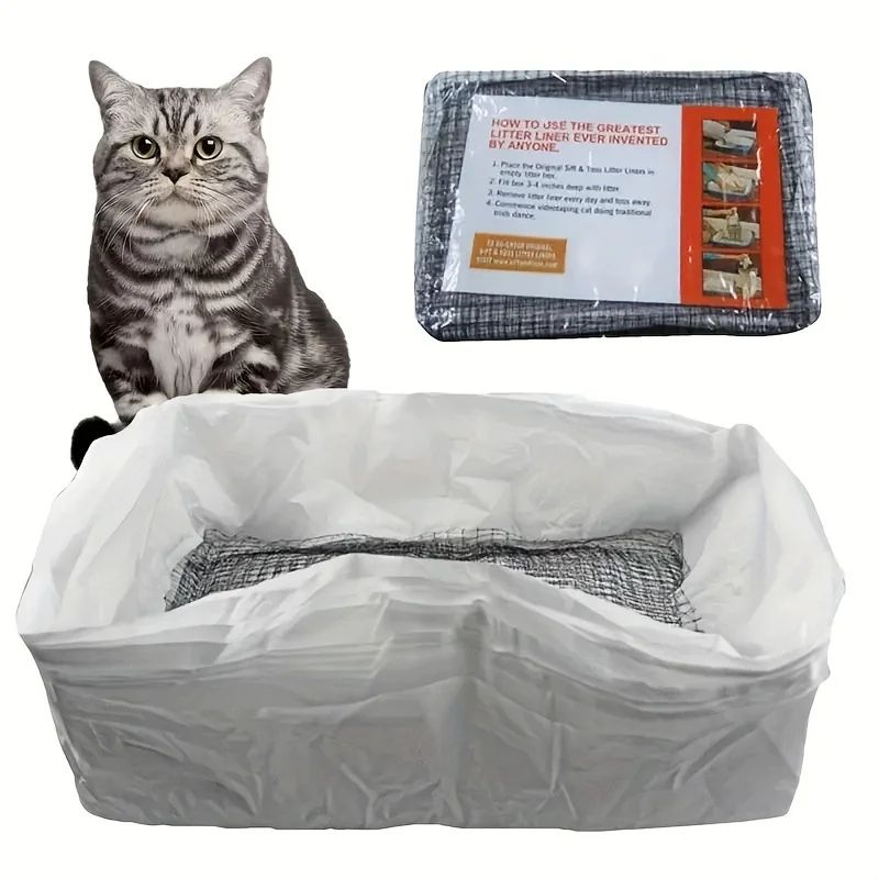 Reusable Cat Litter Filter Net Set