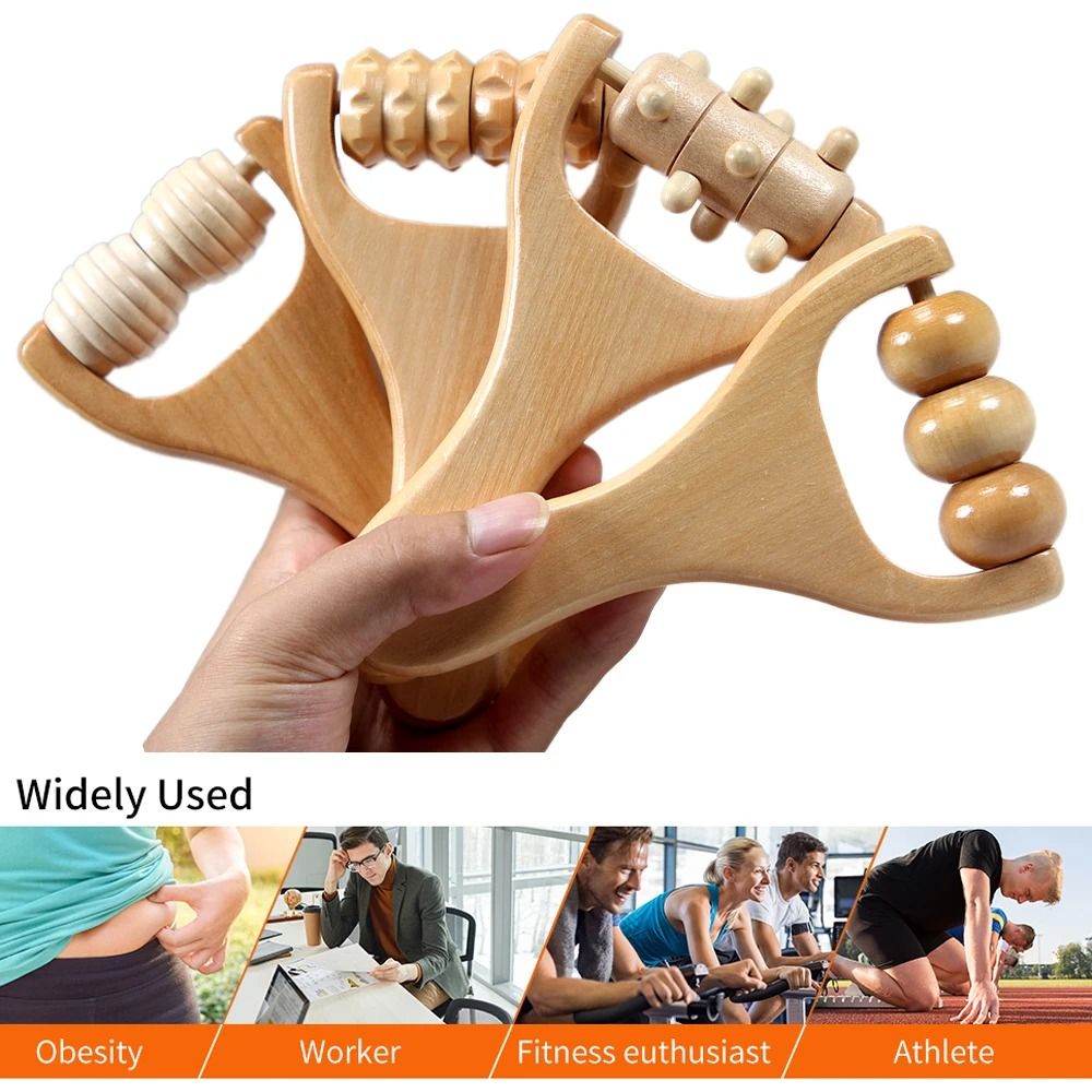 Wooden Maderotherapy Massage Roller Full Body Sculpting Tool