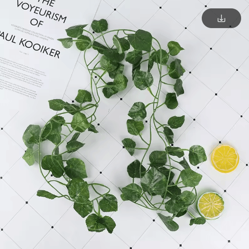 2.4M Artificial Ivy Vine Garland – Hanging Greenery Wall Decor for Home & Events