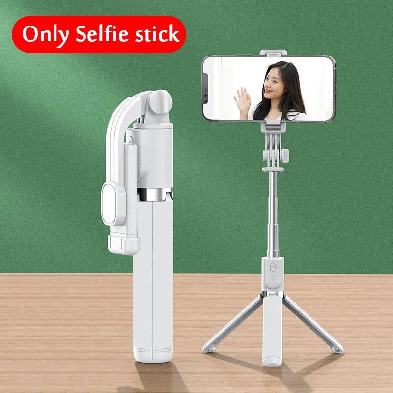 Bluetooth Selfie Stick Tripod with Light