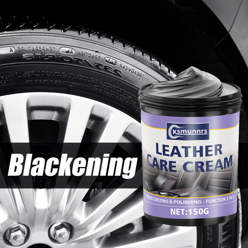 Car Plastic Restorer & Scratch Repair Cream for Trim Tires and Interior