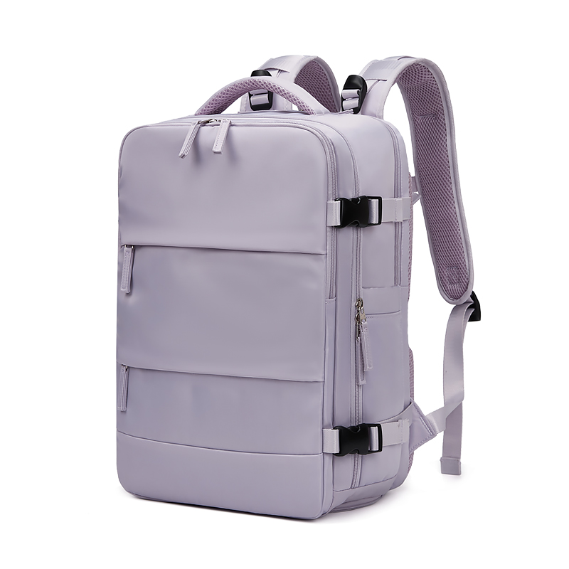 Waterproof Business Laptop Backpack, Women Travel Backpack with Shoe Bag
