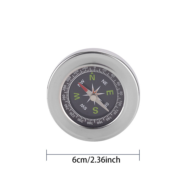 Stainless Steel Pocket Compass for Hiking, Teaching and Outdoor Navigation