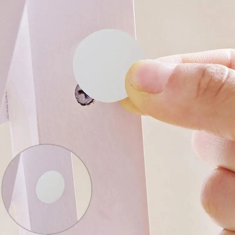 Self-Adhesive Screw Hole Covers | 54pc Furniture Finishing Stickers | Professional Wood Grain Camouflage Caps