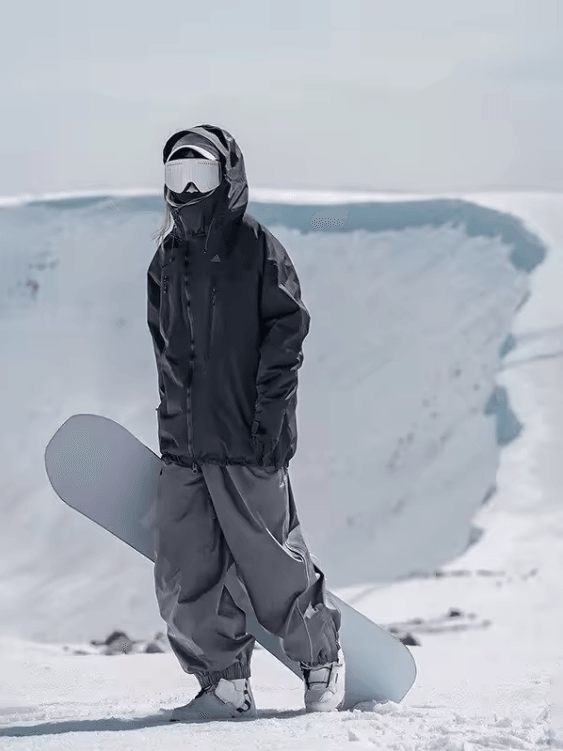 Unisex Waterproof Ski Pants – Loose Fit, Wear-Resistant Double-Layer Snow Pants