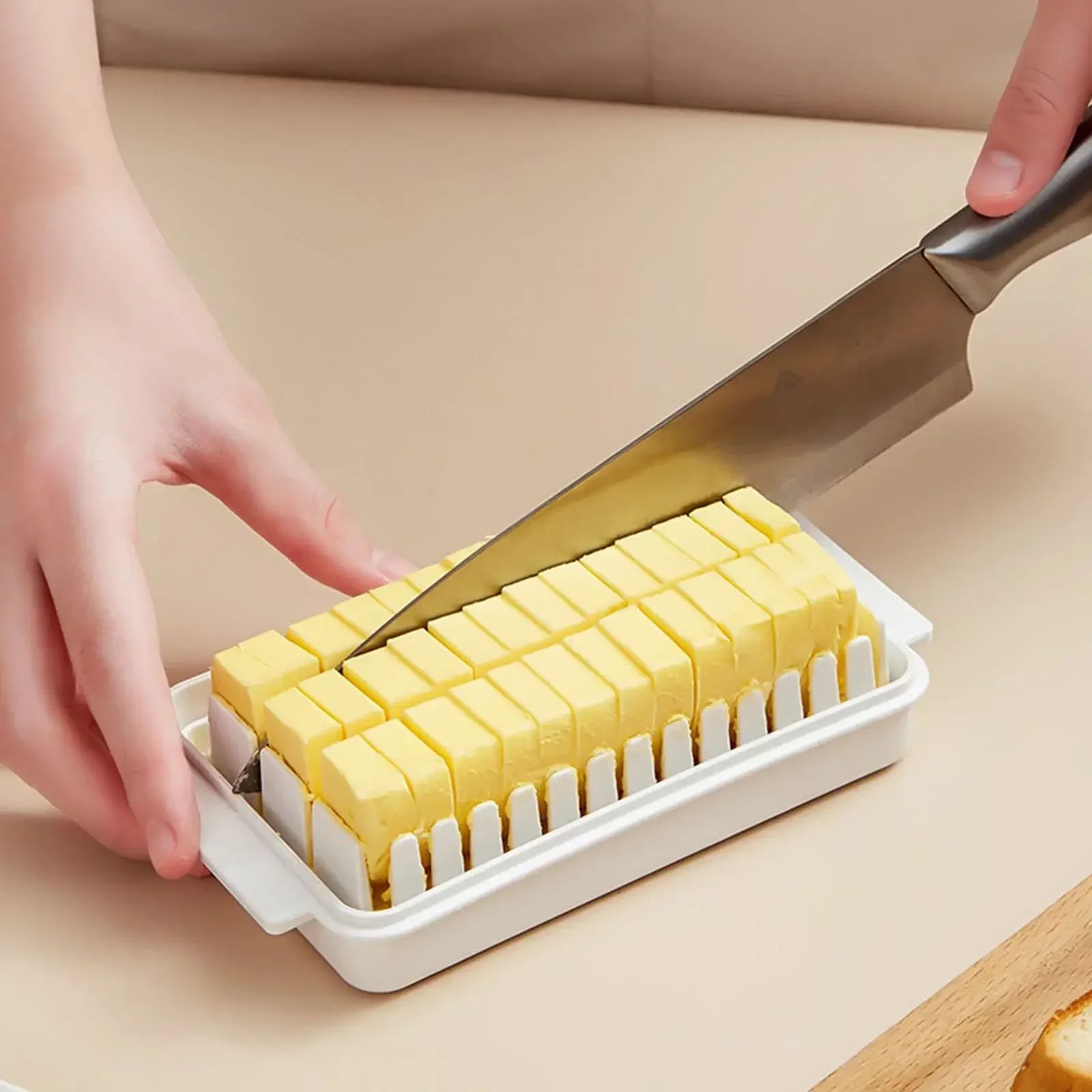 Butter Cutter Storage Container with Lid