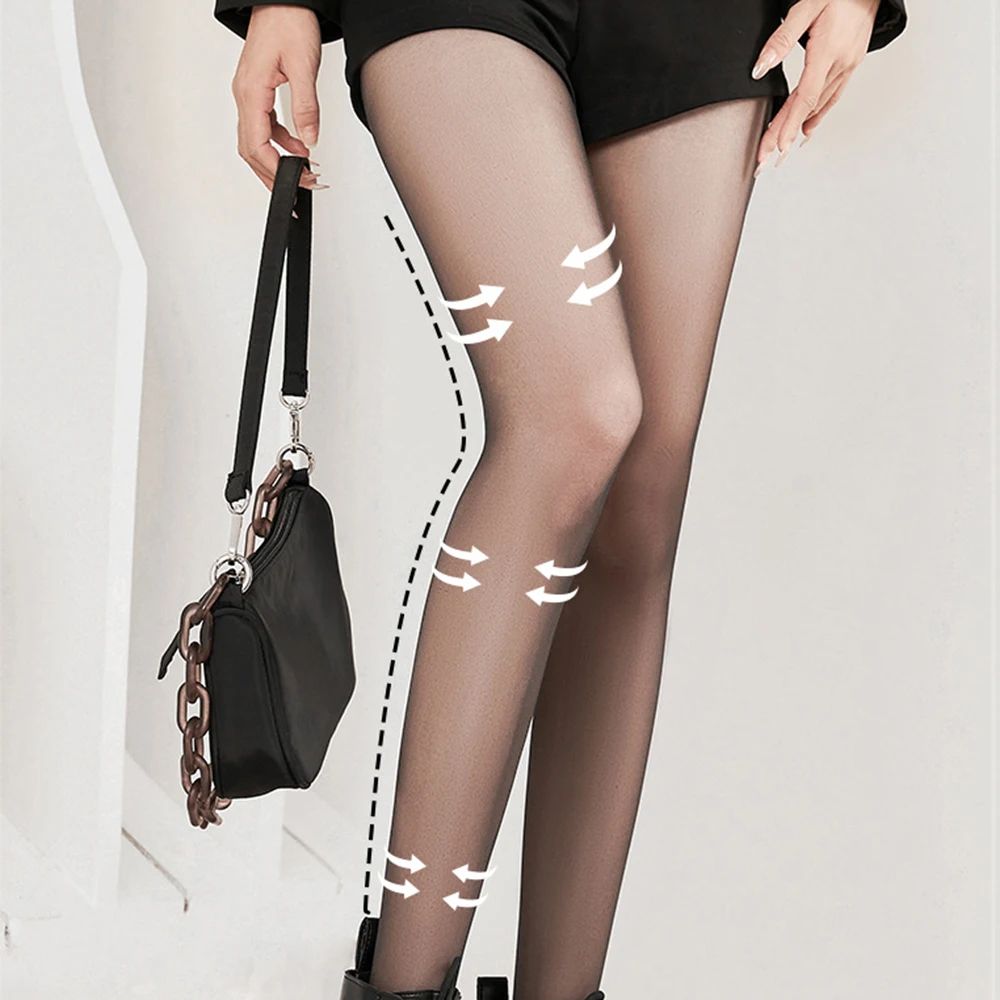 Womens Ultra Thin Sheer Silk Pantyhose Tights