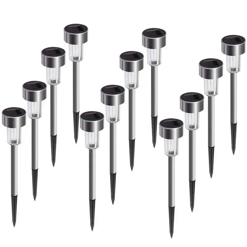 10 Piece Solar LED Garden Path Lights Set