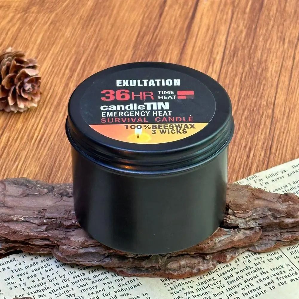 36 Hour 3 Wick Long Lasting Emergency Survival Candle