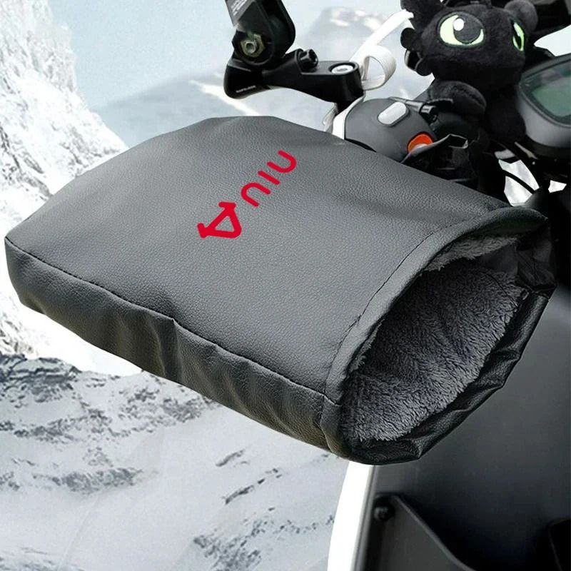 Waterproof Motorcycle Handlebar Muffs Winter Windproof Thermal Hand Protector