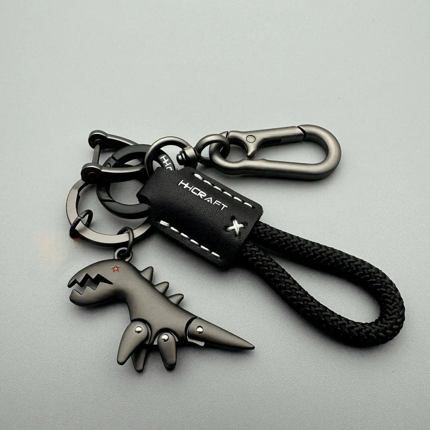 Leather Woven Rope Keychain and High-Fidelity Asset Retention Architecture