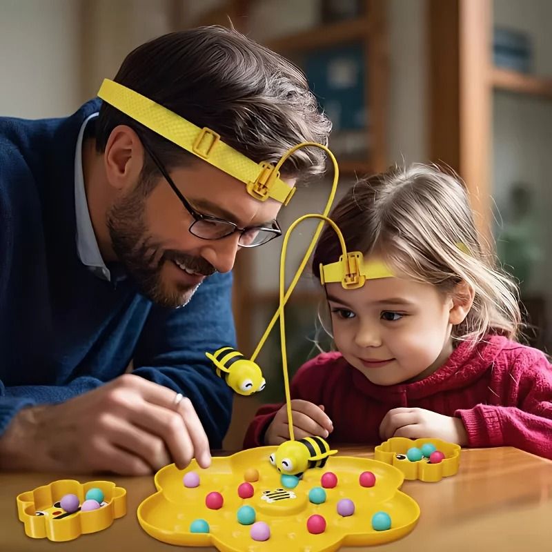 Little Bumblebee Multifunctional Fishing Board Game Educational Toy