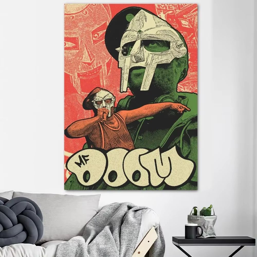 MF DOOM Album Cover Canvas Wall Art Poster for Music Lovers Room Decor