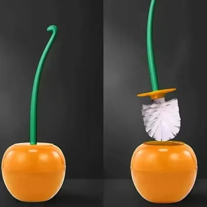 Cherry Shape Toilet Brush Set
