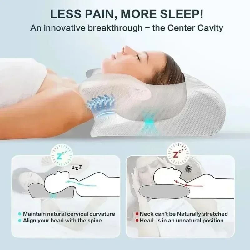 Butterfly Memory Foam Neck Pillow
