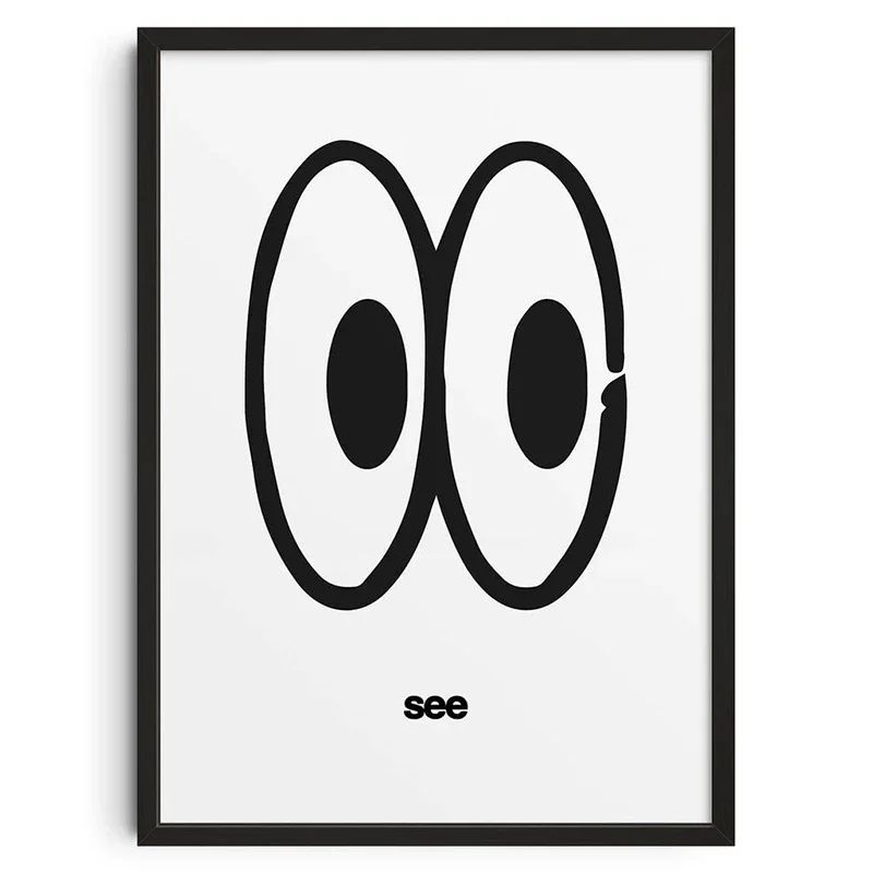 Mid Century Japanese Abstract Canvas Wall Art Prints