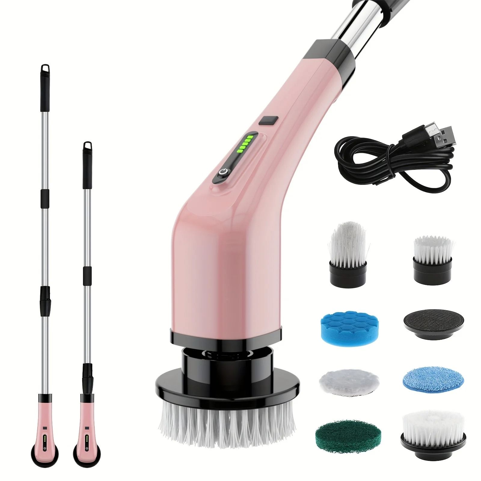 Multifunctional Electric Cleaning Brush with Long Handle