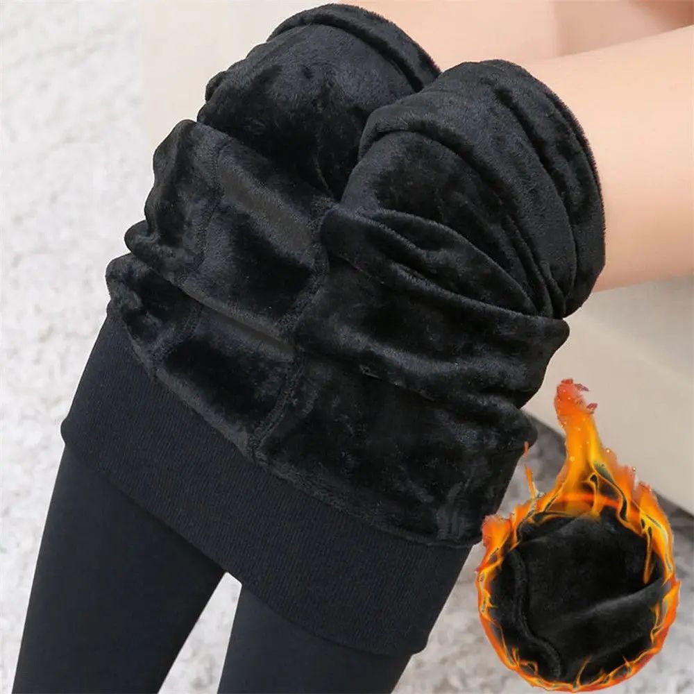 Women's Winter Thermal Fleece-Lined Leggings – Ultra Stretch Warm Slim Fit Pantyhose