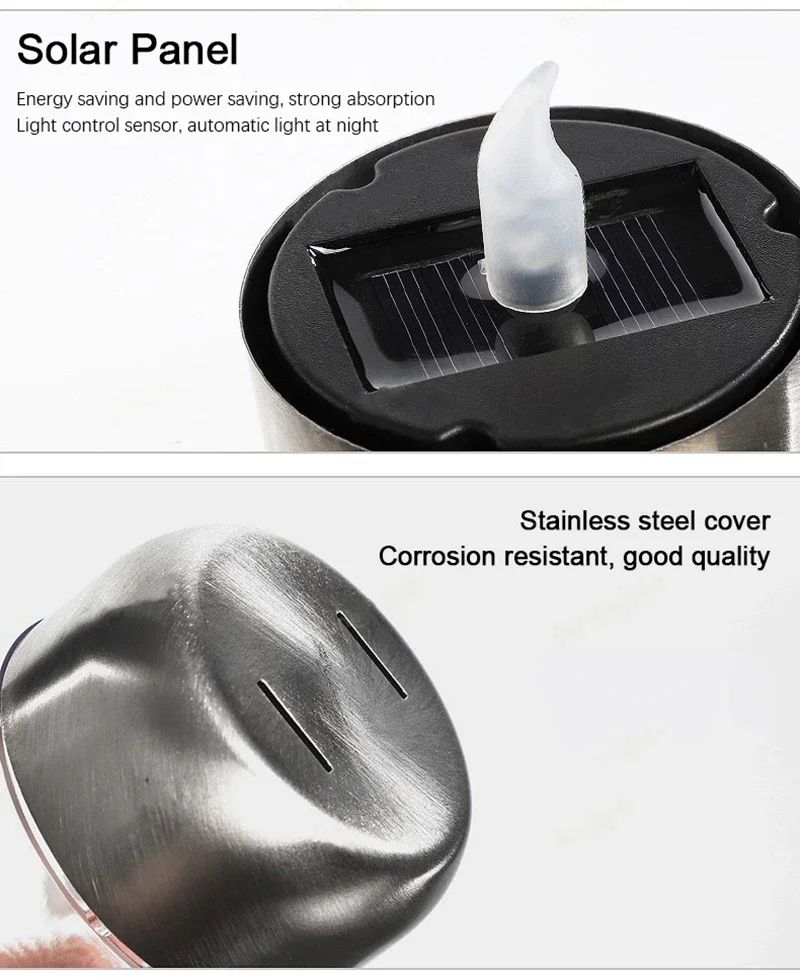 Solar LED Flameless Candle Light