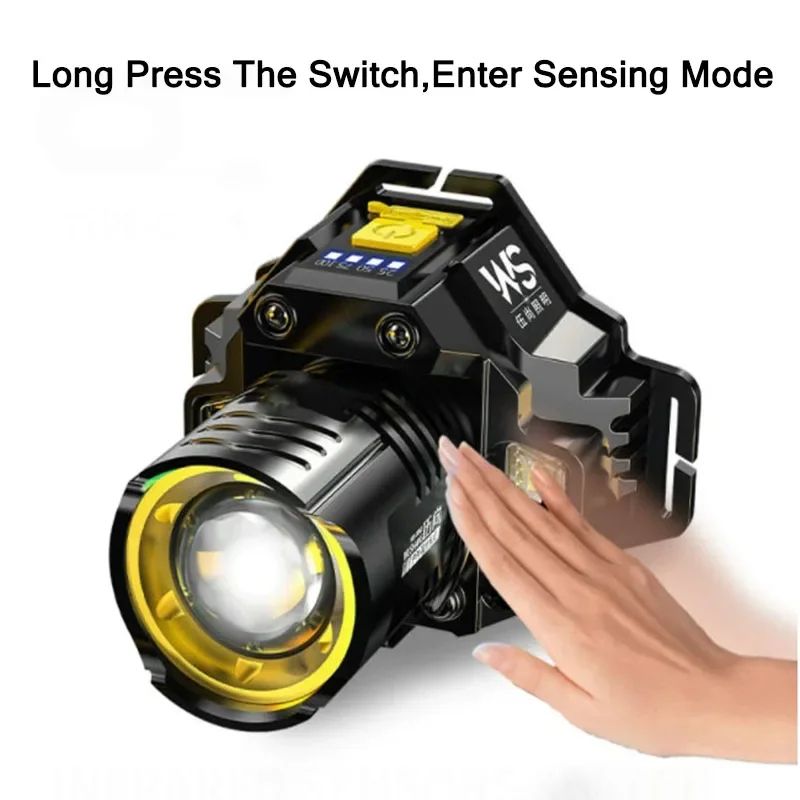 UltraBeam Rechargeable LED Headlamp with Motion Sensor