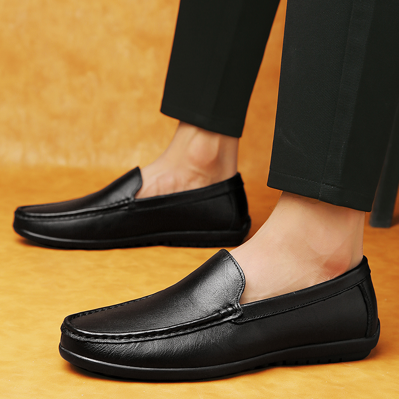 Mens Soft Genuine Leather Shoes, Business Dress Shoes, Comfortable Fashion Oxford Shoes