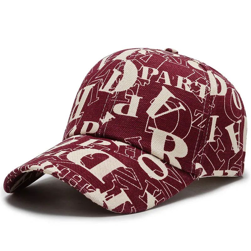 Vintage Letter Streetwear Snapback Baseball Cap for Men & Women