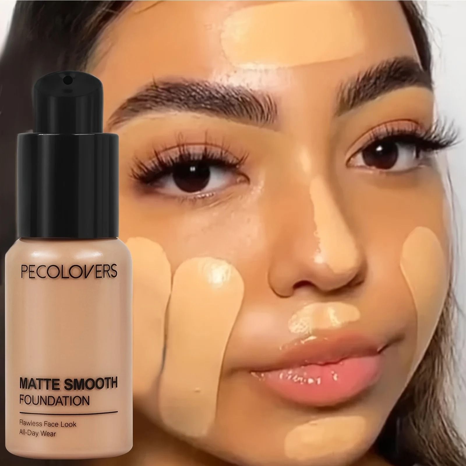 PECOLOVERS Oil Control Matte Finish Liquid Foundation