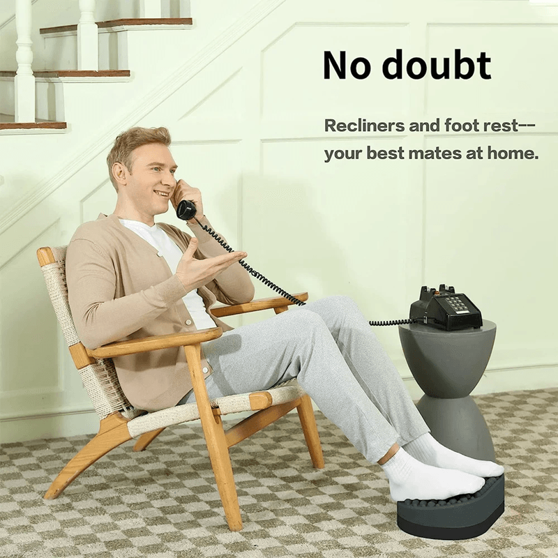 Ergonomic Under Desk Foot Rest Cushion Foot Stool for Office Chair and Gaming Setup