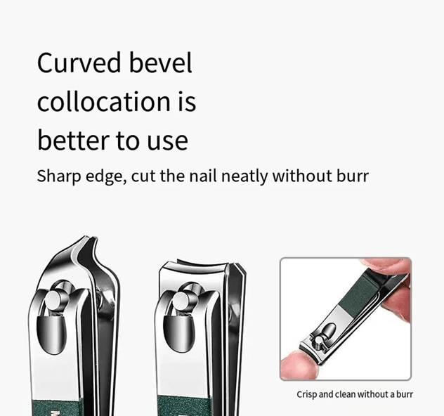 6 Piece Professional Nail Clipper Manicure Set