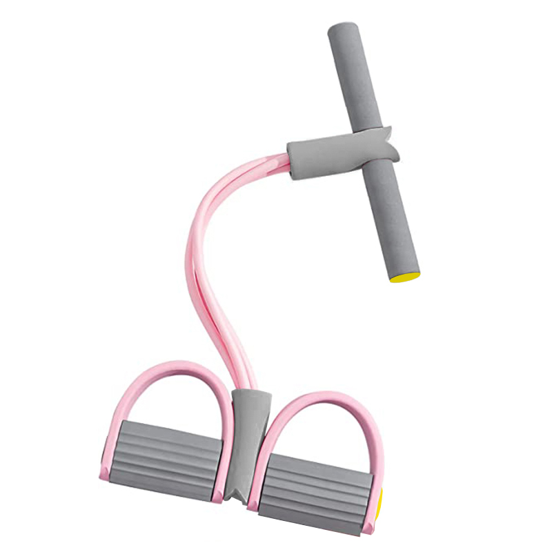 Resistance Bands Tube Yoga Pedal Puller for Waist, Arm & Abdomen Training