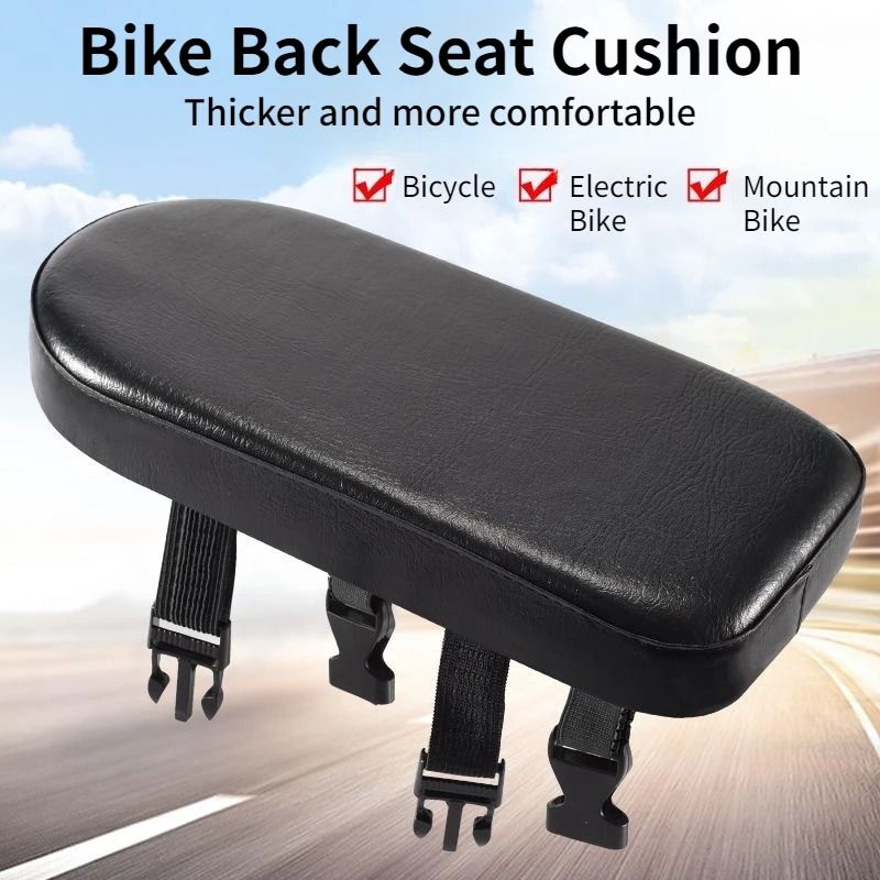 Bicycle Rear Seat Cushion Comfortable Pad for Children and Adults Universal Rear Rack