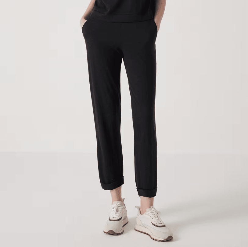 EliteWarm 100 Wool Womens Casual Trousers – Luxury Womens Wool Pants for Autumn & Winter Comfort