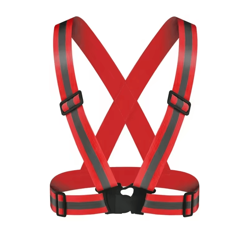 NightGuard Reflective Safety Vest – Adjustable Lightweight High-Visibility Running & Cycling Gear