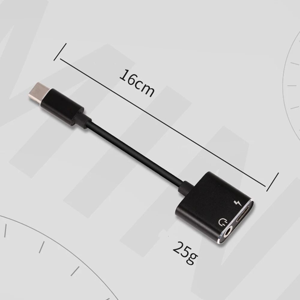 2-in-1 USB-C to 3.5mm Audio & Power Splitter