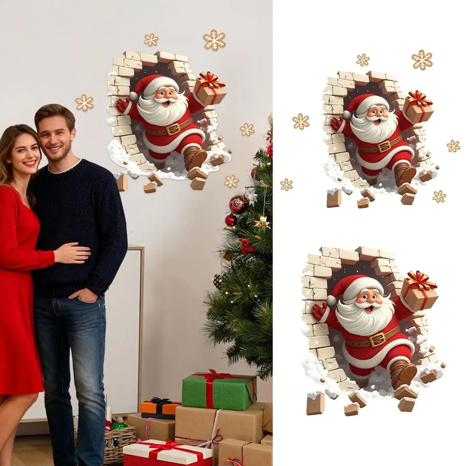 Santa Claus Wall Decal Sticker